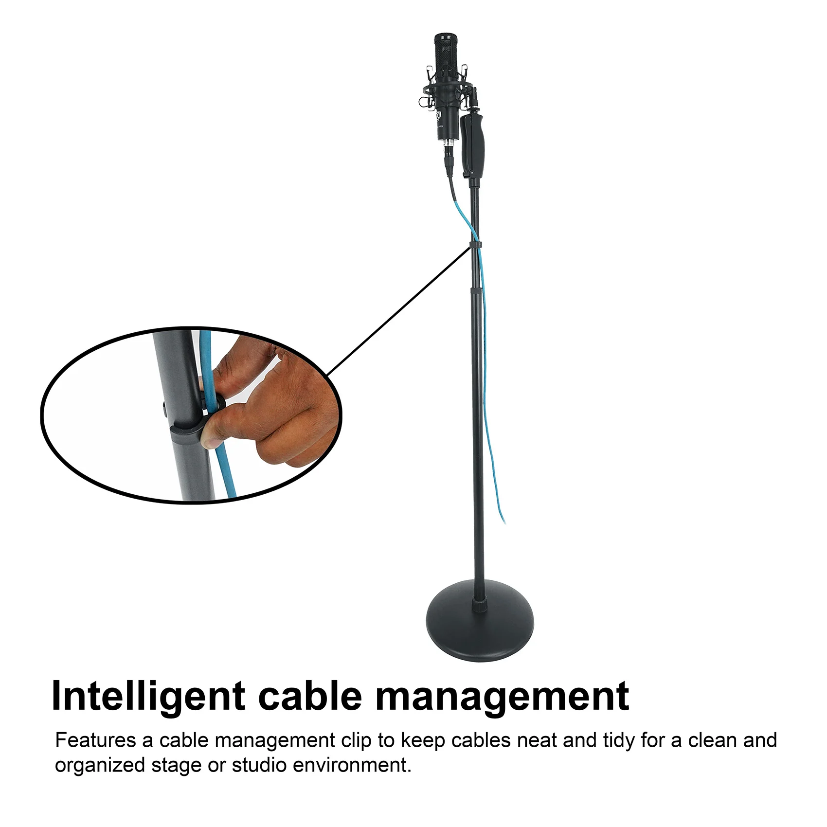 RVMIC4 V2 Mic Stand + iStand 22 Holder Bundle - Image 2