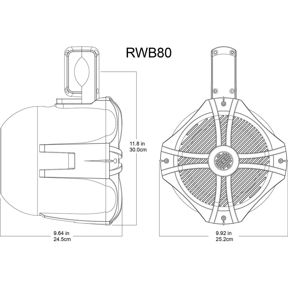 RWB90B Black + 360° Swivel Tower Hardware Bundle - Image 6