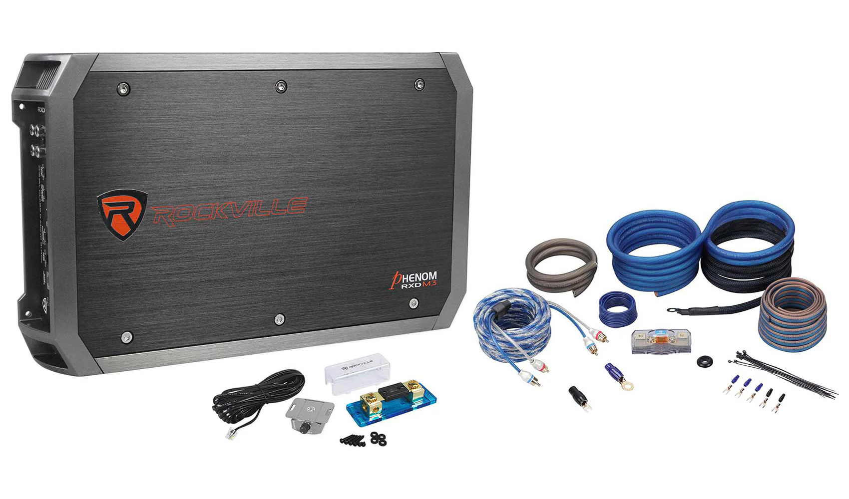 RXD-M3 + RWK4CU 4 AWG Copper Amp Kit Bundle