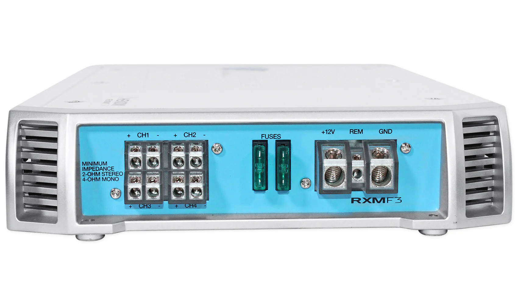 RXM-F3 Marine 4-Ch Amp + RMWK4 Marine Amp Kit Bundle - Image 3