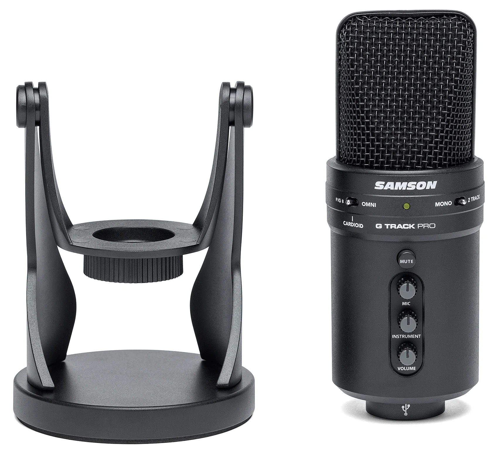 SAMSON G-Track Pro Studio USB Recording Condenser Microphone+iPhone/iPad Cable - Image 12
