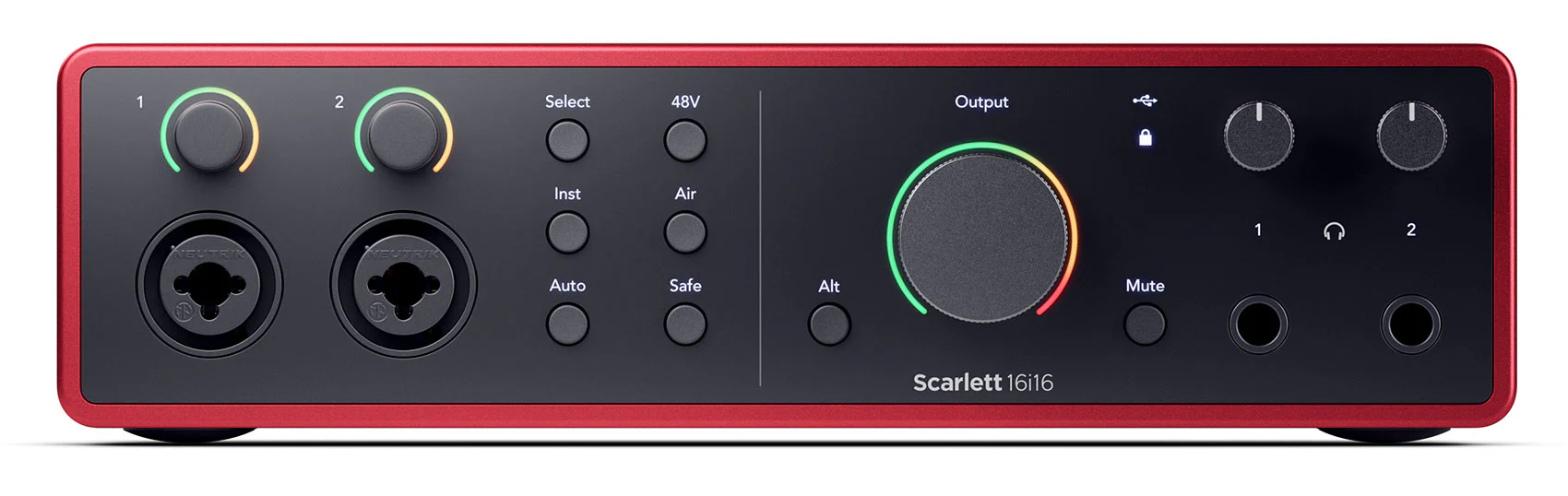 Focusrite SCARLETT 16I16 4G 4th Gen Audio Recording Interface+2) Headphones+Mics - Image 7