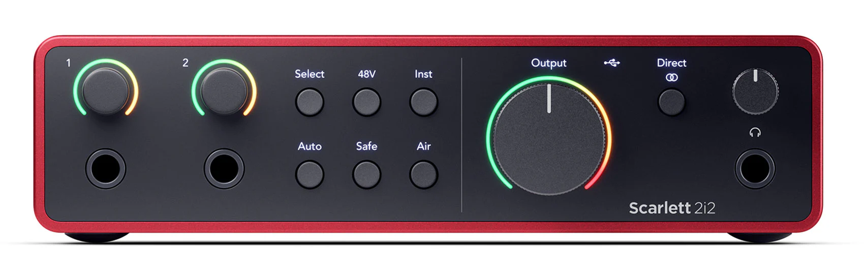 Focusrite Scarlett 2i2 4th Gen USB Recording Audio Interface+(2) Microphones - Image 5