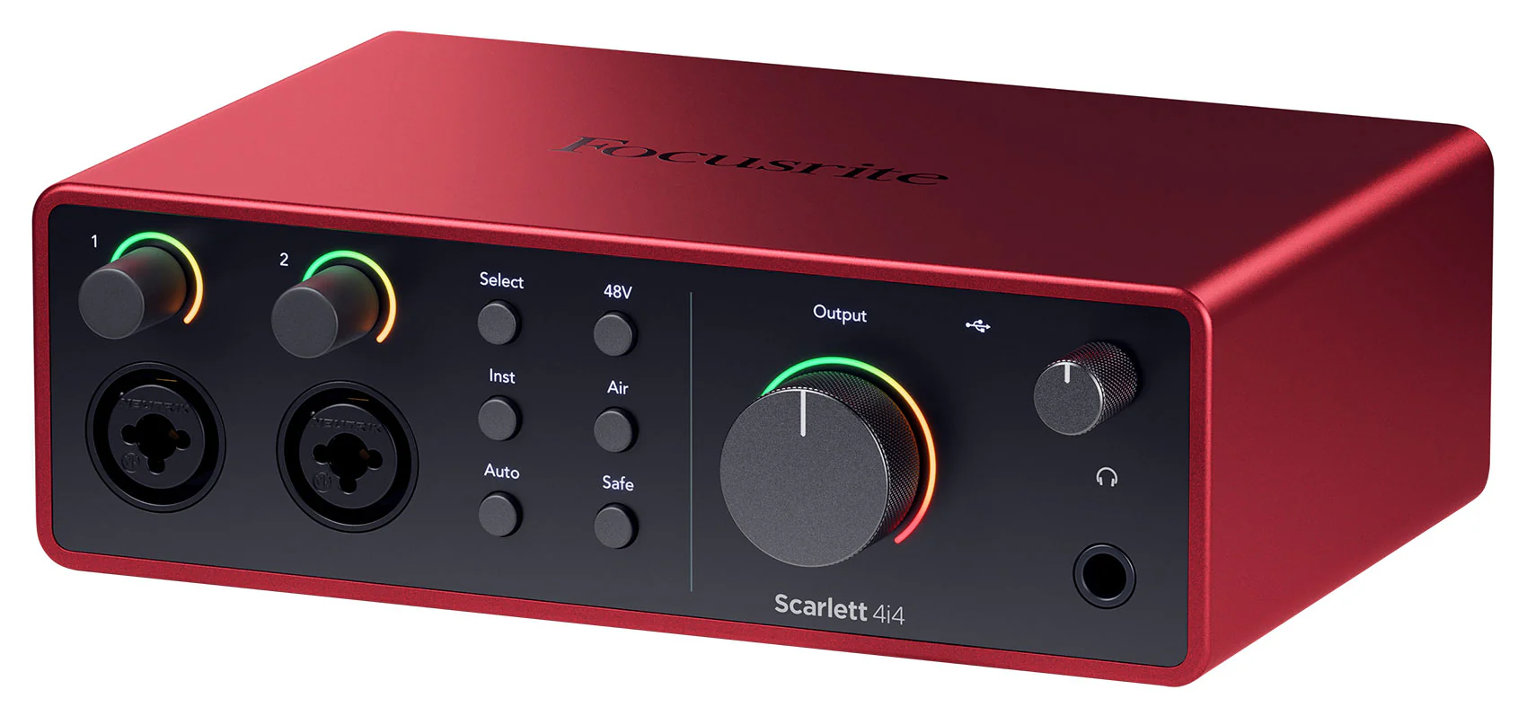 Focusrite Scarlett 4i4 4th Gen Studio Recording USB Audio Interface+Microphone - Image 7
