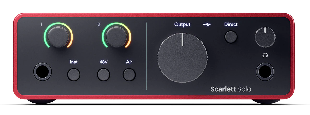 Focusrite Scarlett Solo Studio 4th Gen Recording Interface+Mic+Boom+Pop Filter - Image 6