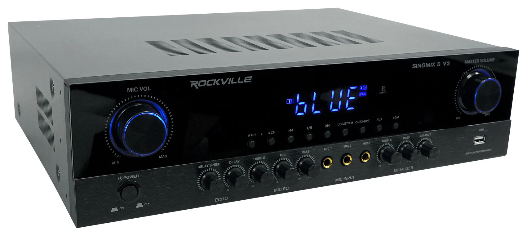 SINGMIX 5 V2 Amplifier + RockShelf 68B Speakers 4-Pack Bundle - Image 3