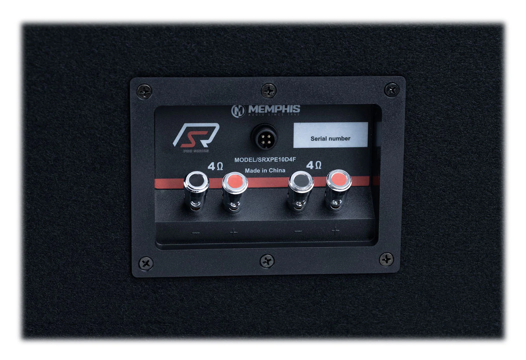 Memphis SRXPE10D4F Dual 10 inch Chuchero Car Enclosure Box w/ LED's and Bluetooth Speaker - Image 17