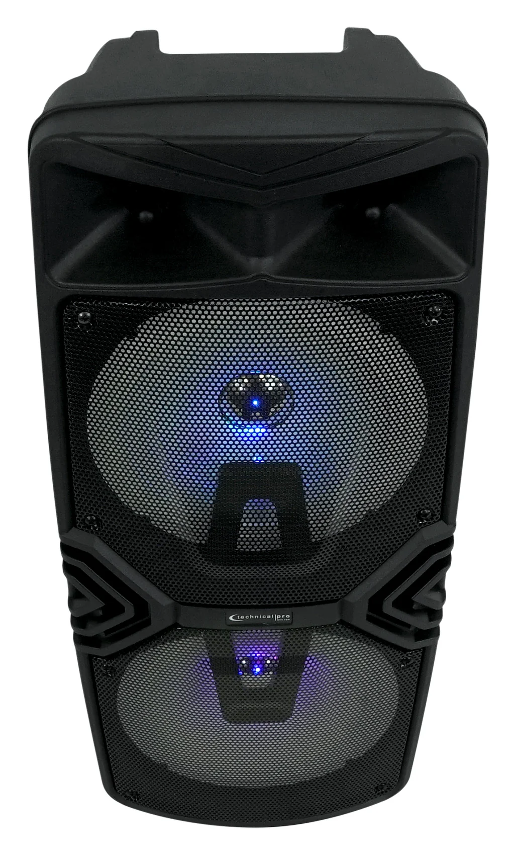 Technical Pro Dual 8" Rechargeable Karaoke Machine System Bundle with Stand & (2) Microphones - Image 3