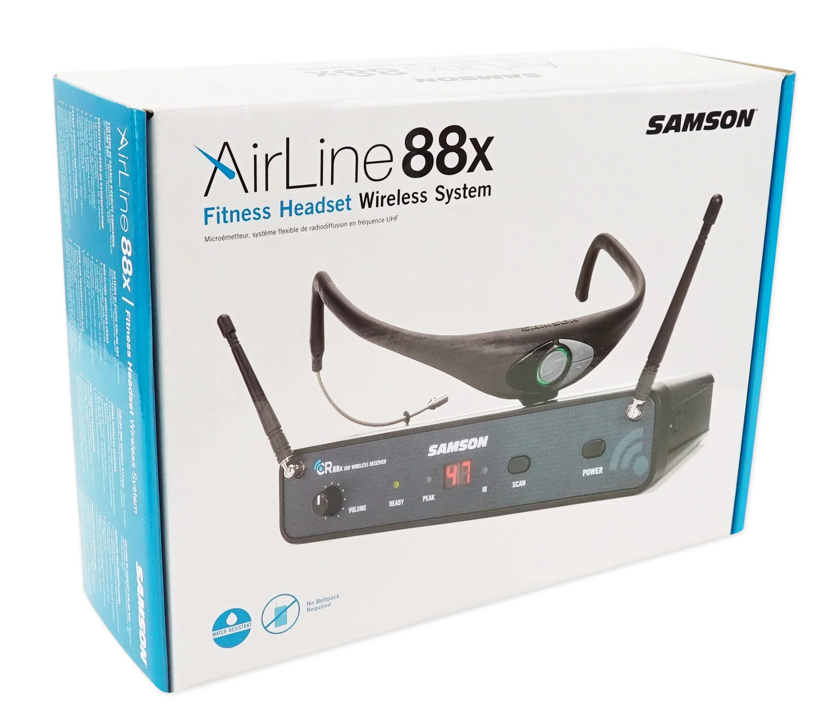 Samson Airline 88 Wireless Headset Mic+8" Bluetooth Speaker 4 Yoga/Spin/Pilates - Image 18