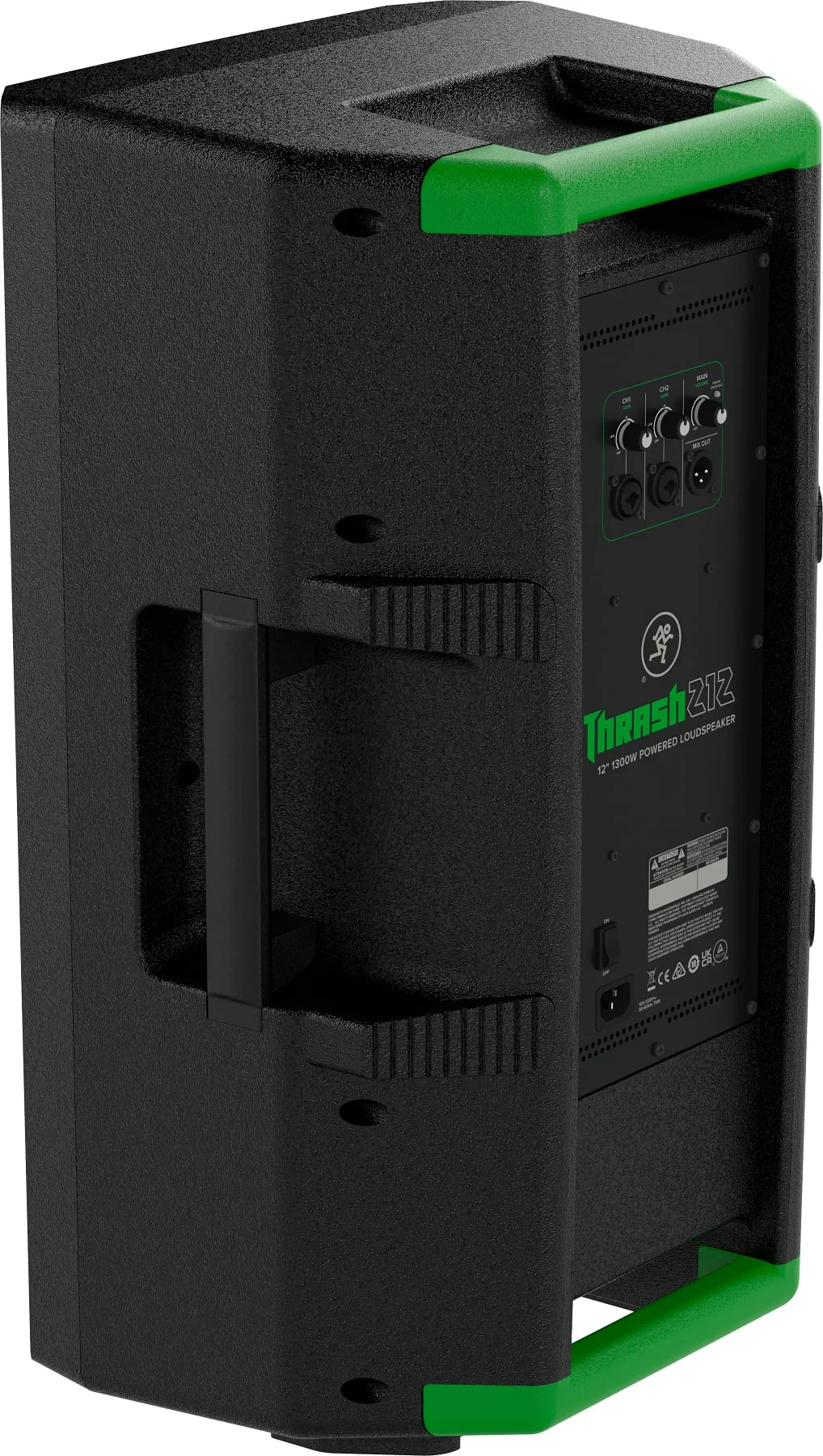 Mackie Thrash212 12” 1300W Powered Active DJ PA Speaker + XLR Cable Thrash 212 - Image 6