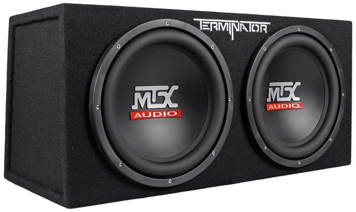 MTX Terminator TNP212D2 Dual 12" Sub Box + NPB3 Bluetooth Boombox Bundle - Image 6