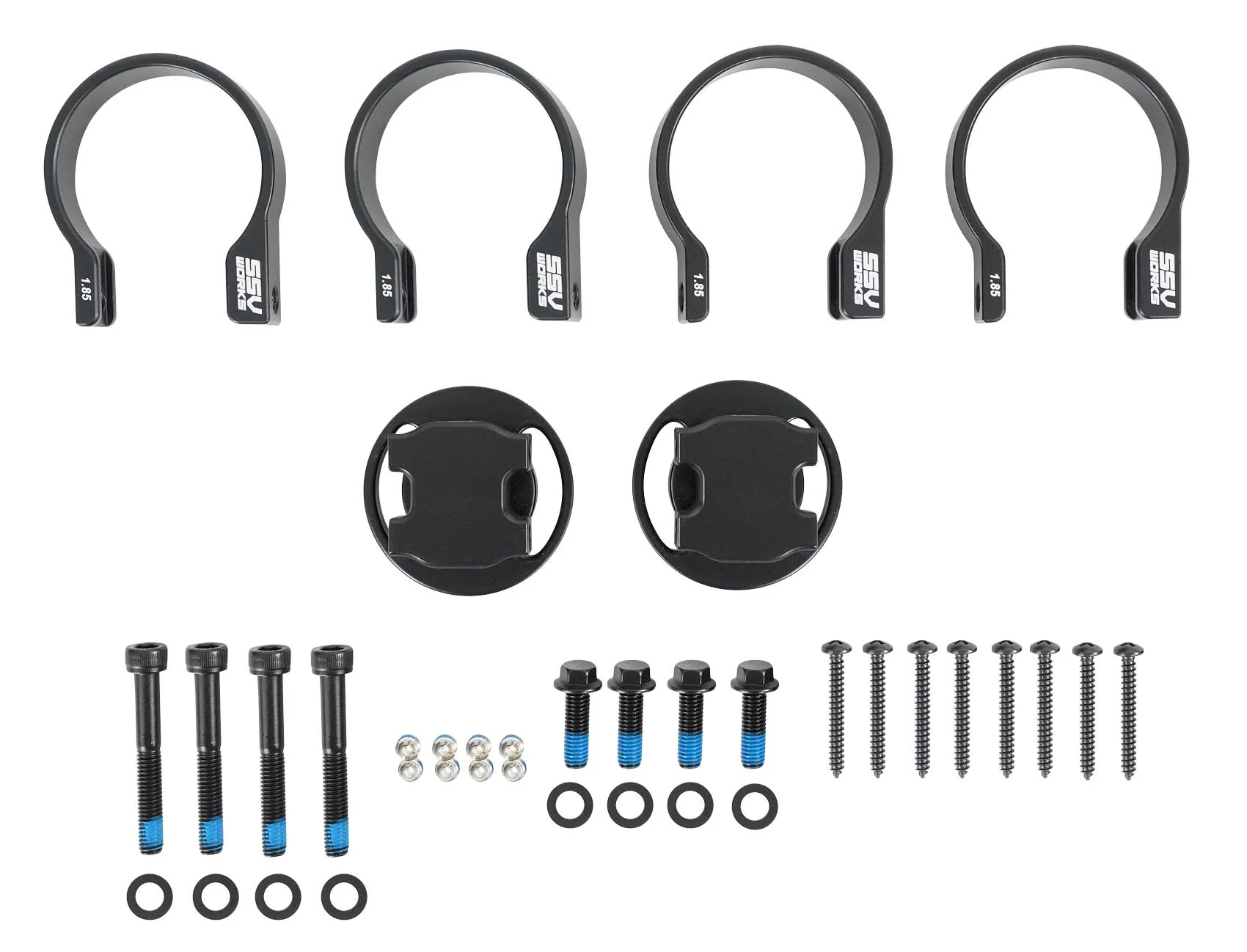 (2) Rockville 8" Speakers+SSV Swivel Cage Pods For Polaris RZR PRO XP w/2" Cage - Image 8