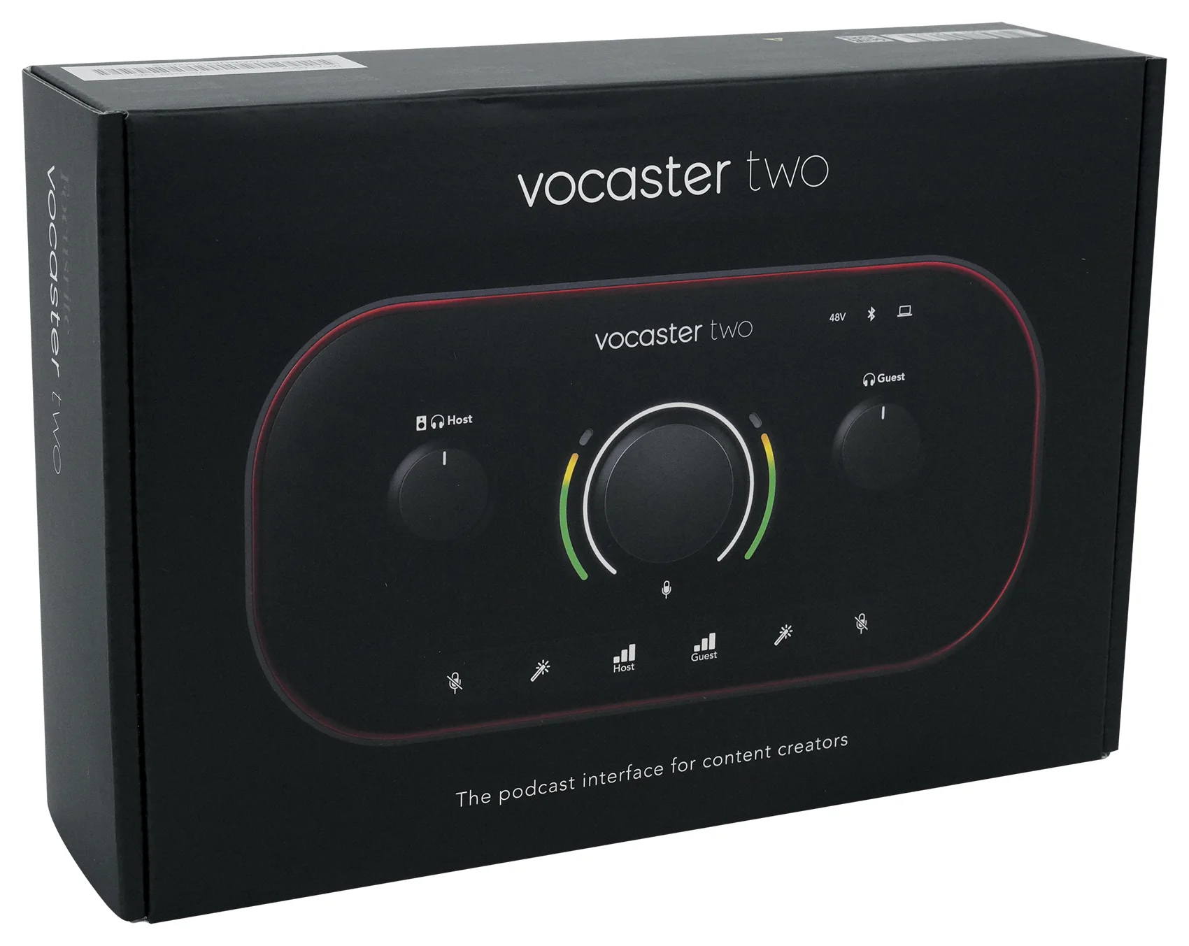 Focusrite Vocaster Two Person Podcasting Studio Interface+Headphones+Mics+Stands - Image 29