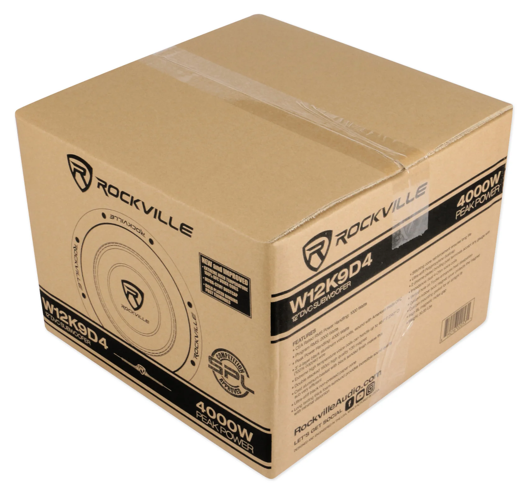 W12K9D4 12" Subwoofer + dB14 Amplifier Bundle - Image 4