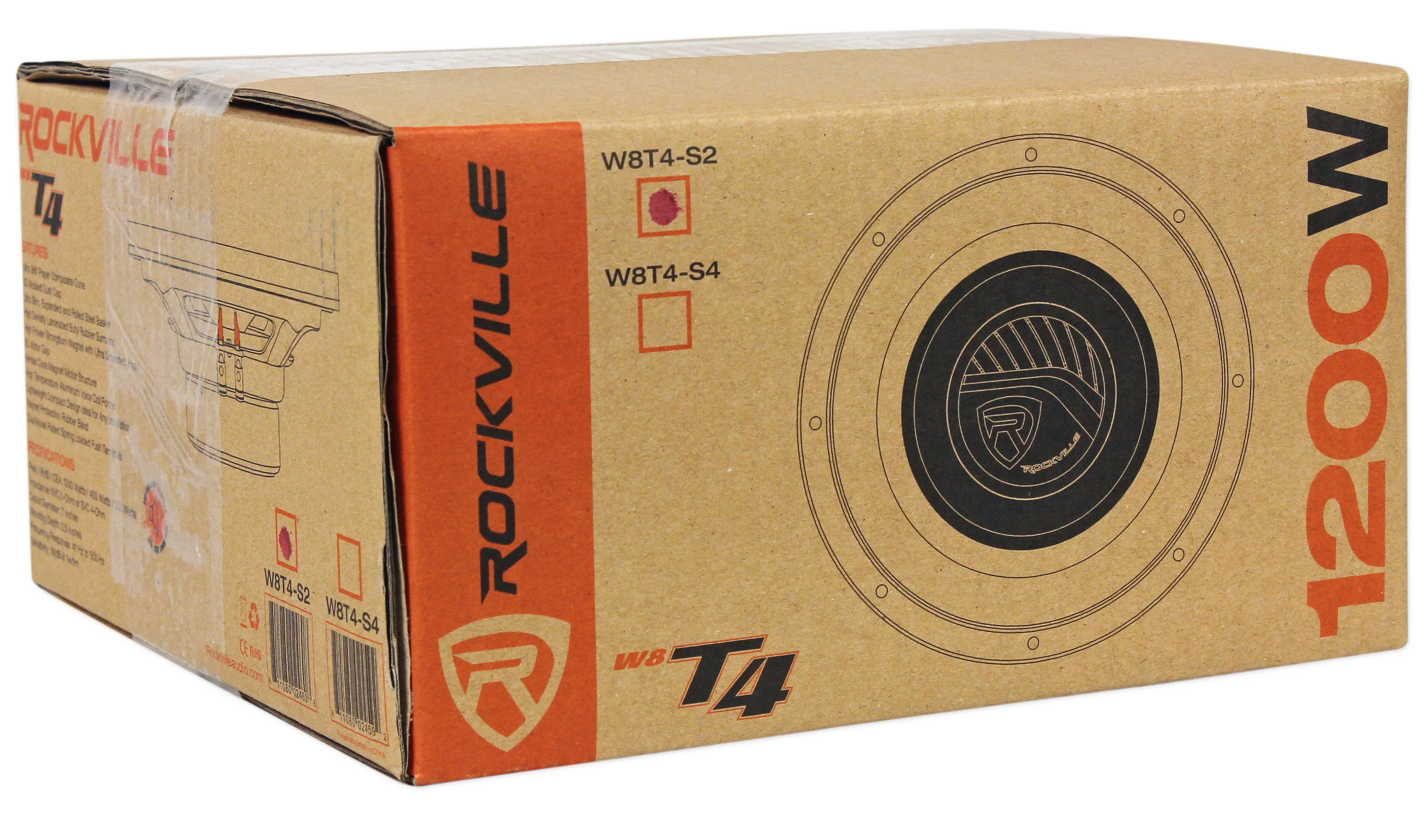 Rockville W8T4-S2 + dB11 Mono Amplifier Bundle - Image 6