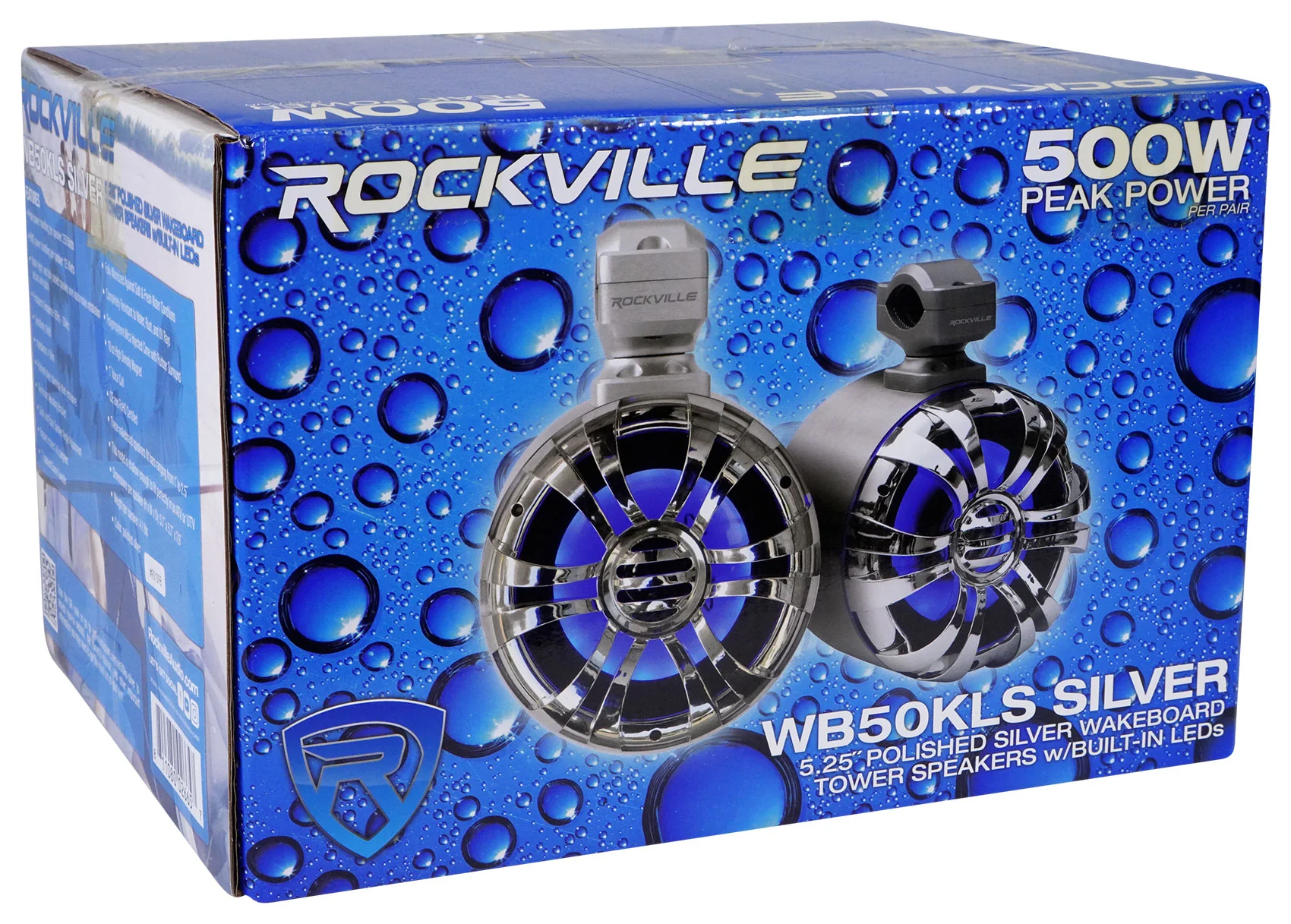 WB50KLS Silver + MTX MUD100.2 Amplifier Bundle - Image 2