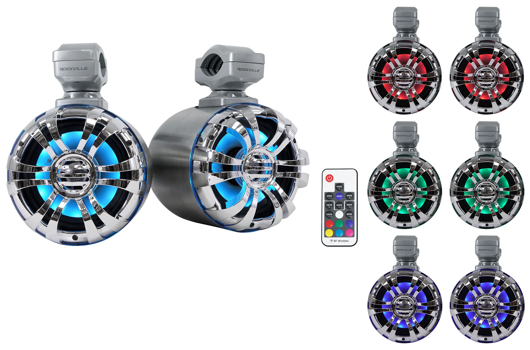WB50KLS Silver + MTX MUD100.2 Amplifier Bundle - Image 9