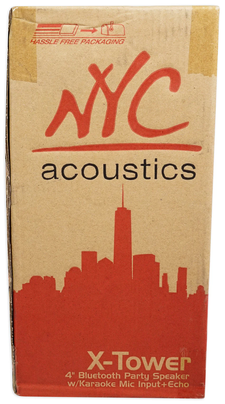 NYC Acoustics X-Tower Dual 4" Bluetooth Speaker w/ Sound Activated LED's+Remote - Image 9