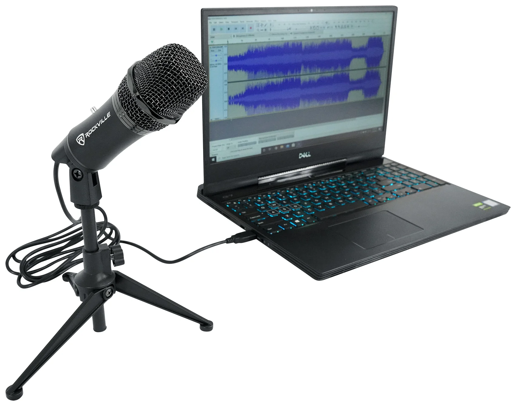 Rockville Z-Stream USB Microphone + Studio Boom Arm Bundle - Image 11