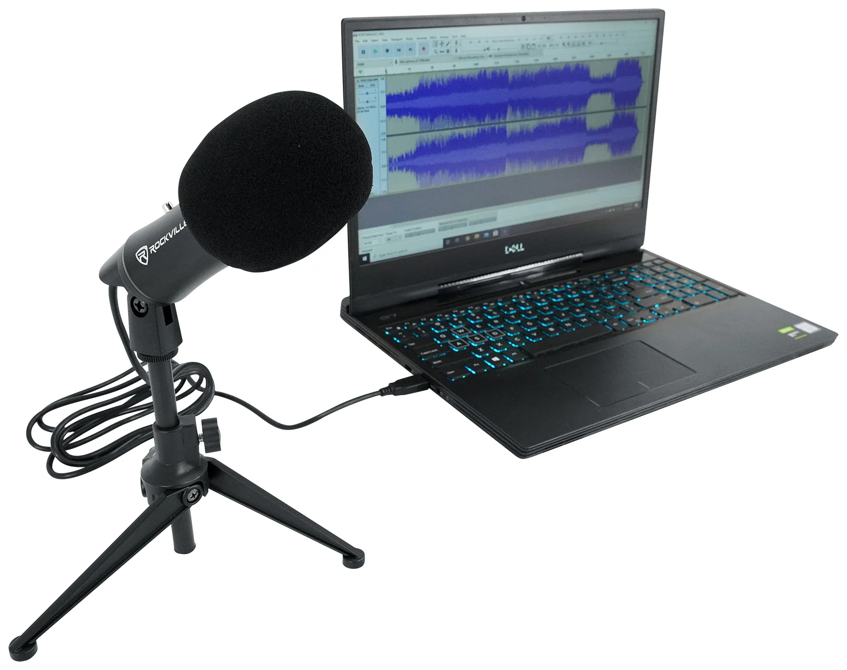 Rockville Z-Stream USB Microphone + Studio Boom Arm Bundle - Image 12