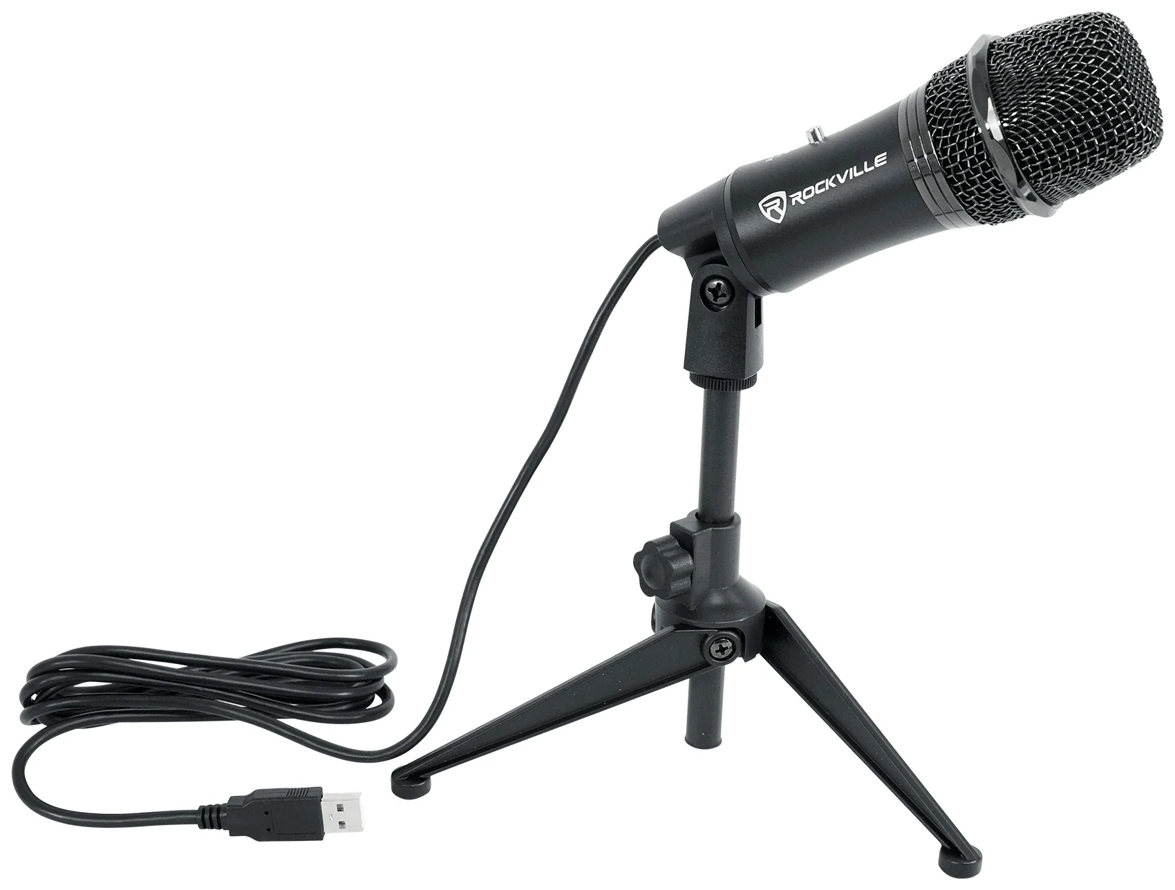 Rockville Z-Stream USB Microphone + RockPop Dual-Screen Filter Bundle - Image 6