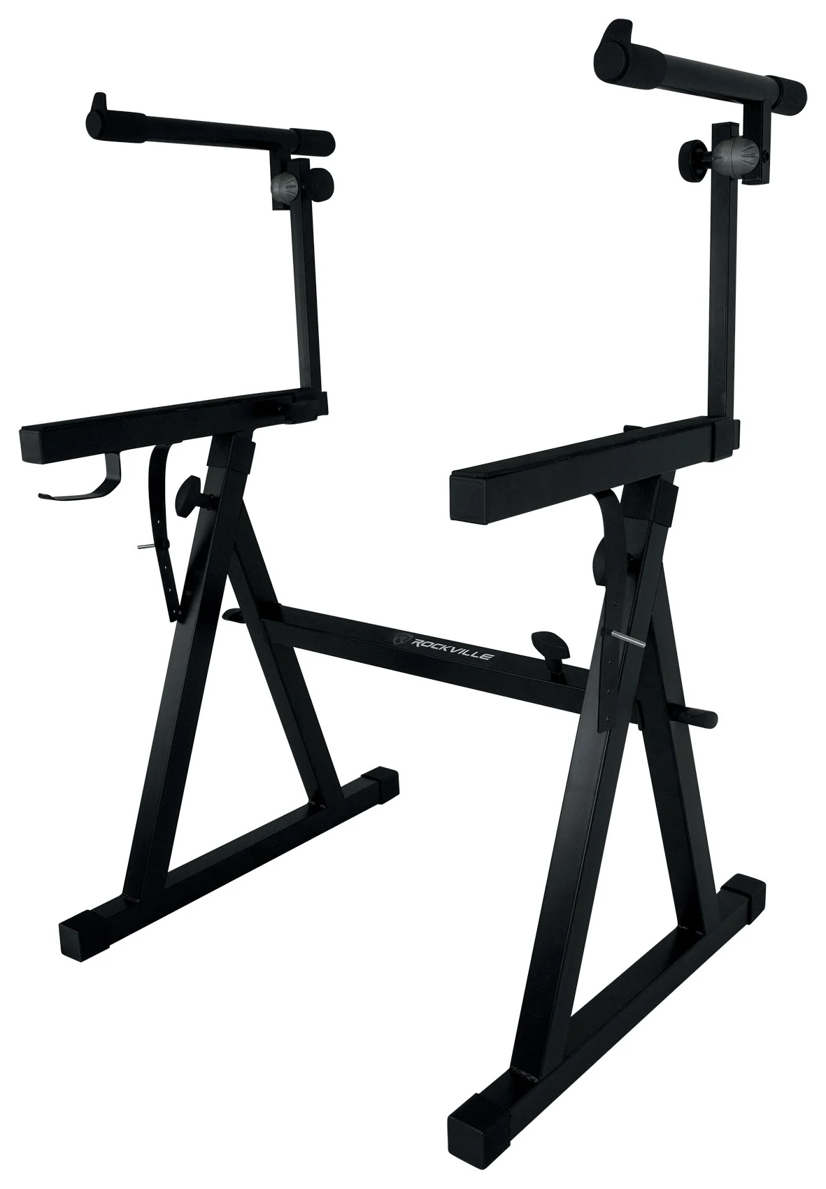 Rockville Z55 Keyboard Stand + KS1 DJ Shelf Bundle - Image 16
